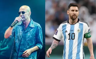 el indio solari y messi