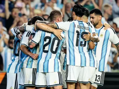 Argentina celebr� una goleada por 3 a 0 frente a Islandia