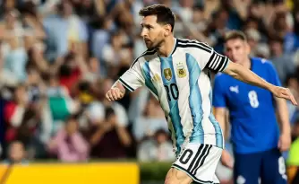 Messi, gol de penal en el amistoso ante Islandia