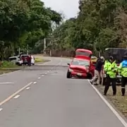 Choque frontal en Ruta Provincial 42 dejó como saldo dos heridos