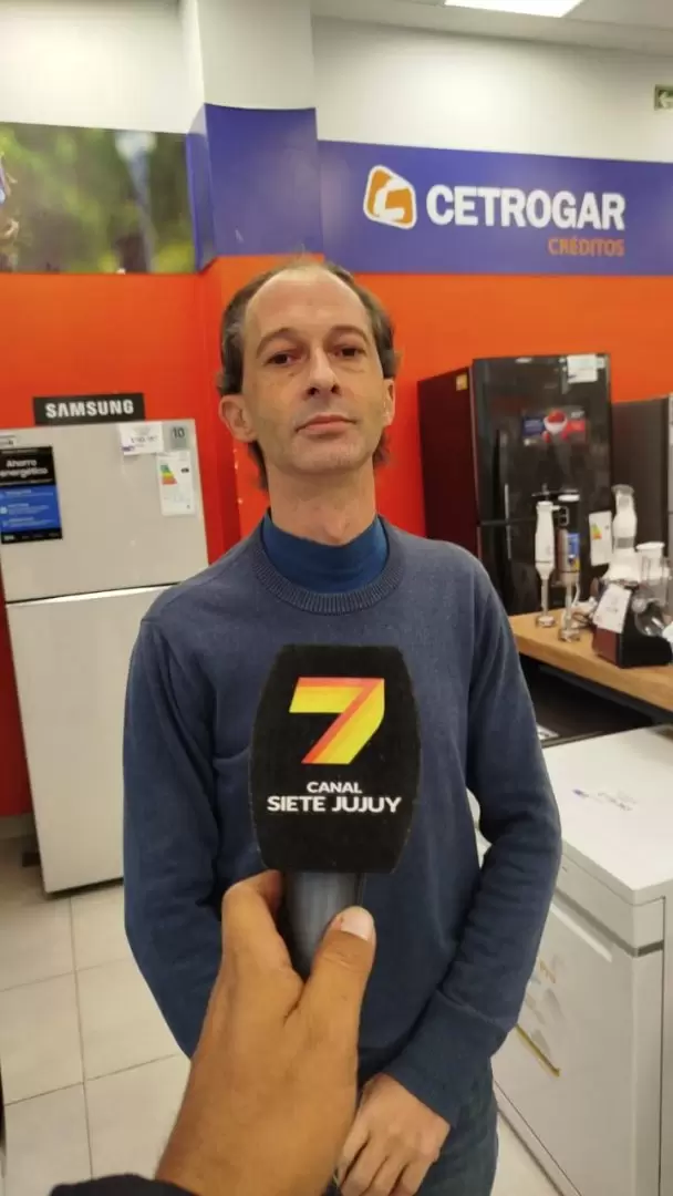 Daniel Castro, gerente de una casa de electrodom�sticos de la Capital juje�a
