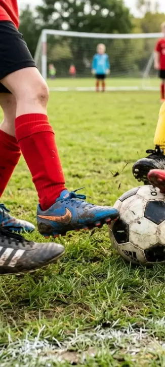 futbol infantil ilustrativa