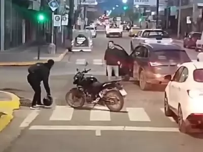 pelea de transito viral