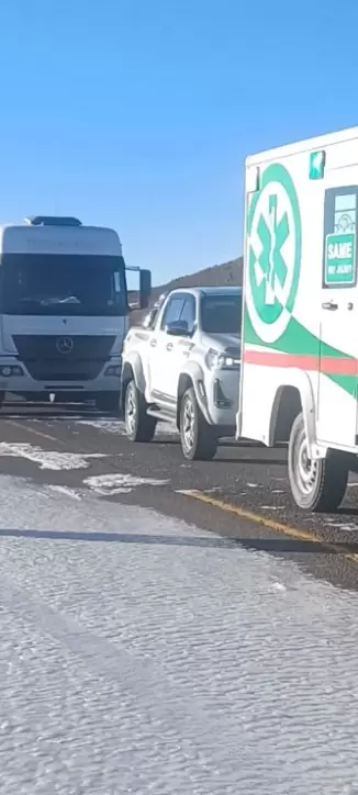 Paso de Jama con nieve