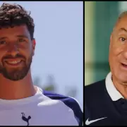 Marcos Senesi recibi� la bienvenida de Osvaldo Ardiles en el Tottenham Hotspurs de Inglaterra