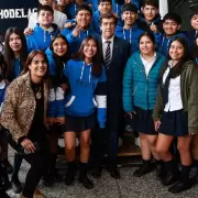 Carlos Sadir inauguró las obras de refacción integral del Bachillerato Provincial N° 4 de La Mendieta