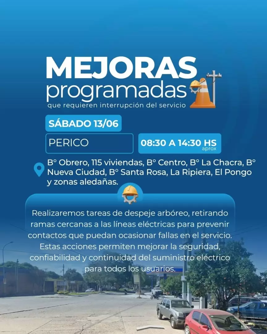corte de energía perico