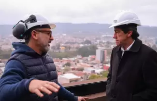 Sadir recorri� la obra del hotel Am�rian Jujuy y destac� la inversi�n privada que fortalece la oferta tur�stica
