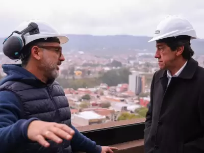 Sadir recorri� la obra del hotel Am�rian Jujuy y destac� la inversi�n privada que fortalece la oferta tur�stica