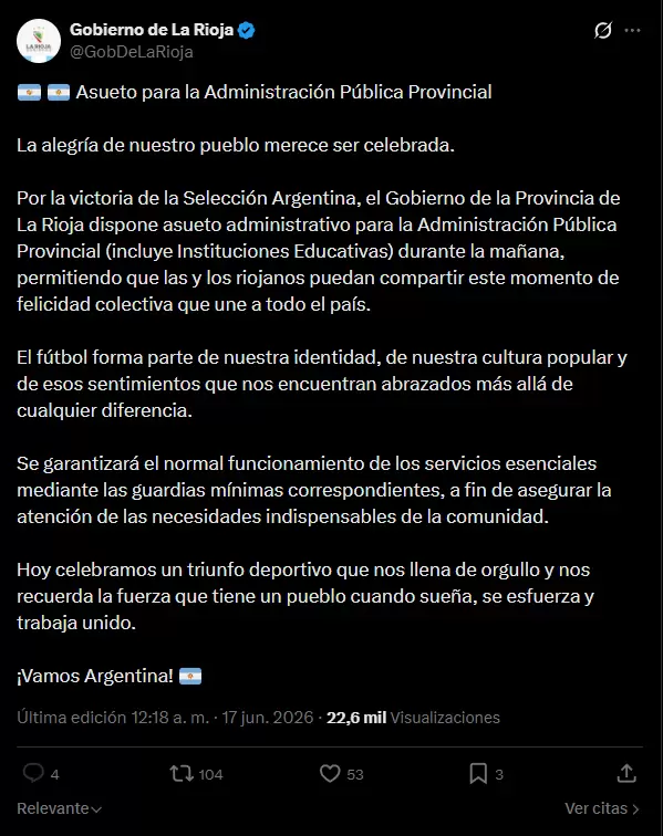 asueto la rioja
