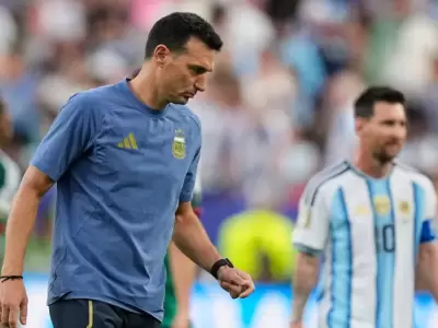 Lionel Scaloni tras el triunfo frente a Argelia en el inicio del Mundial para Argentina