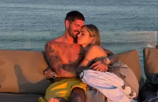 Amor mundialista: Tini alent� en secreto desde la tribuna y dej� un tierno mensaje para De Paul en las redes