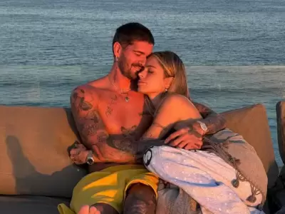 Amor mundialista: Tini alent� en secreto desde la tribuna y dej� un tierno mensaje para De Paul en las redes