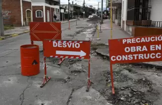 Por obras de repavimentaci�n, queda inhabilitado el ingreso a Ciudad de Nieva por calle Libertad