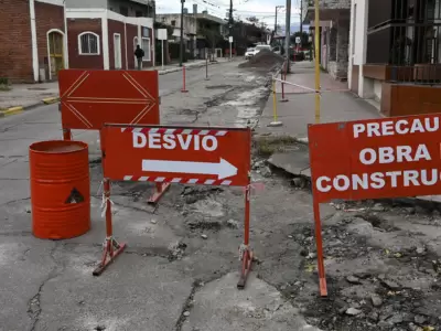 Por obras de repavimentaci�n, queda inhabilitado el ingreso a Ciudad de Nieva por calle Libertad