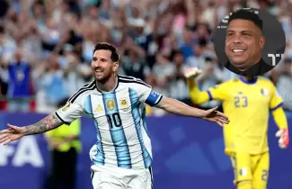 Ronaldo Nazario sobre Messi