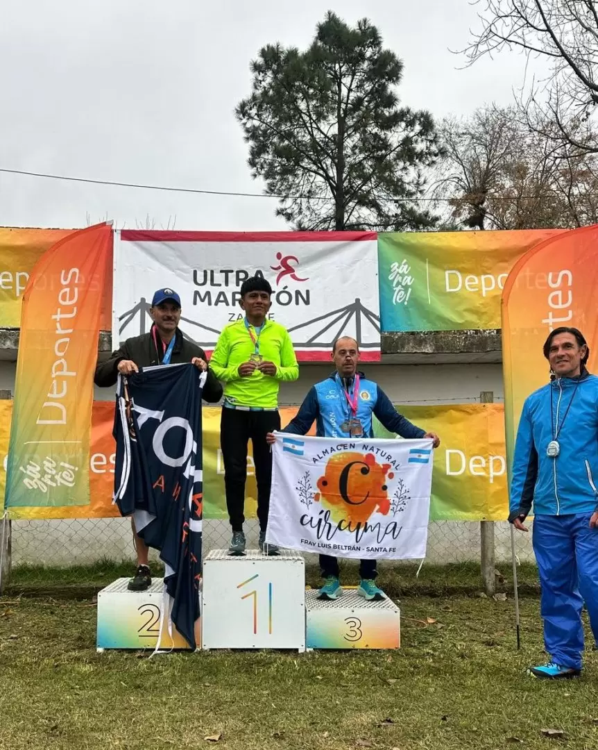 Álvarez campeón ultradistancia categ 40