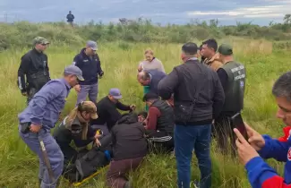 Un dron permiti� encontrar con vida a un joven que hab�a desaparecido hace 19 d�as en el monte chaque�o