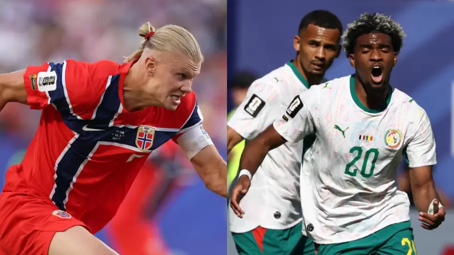 Noruega vs Senegal se enfrentan desde las 21 h