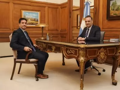 Manuel Adorni se reuni� con el nuevo vocero presidencial