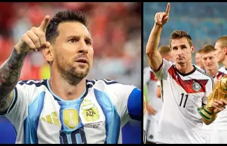Klose felicit� a Messi por romper su r�cord