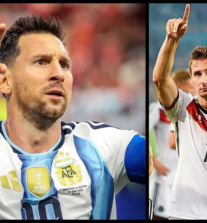 Klose felicit� a Messi por romper su r�cord
