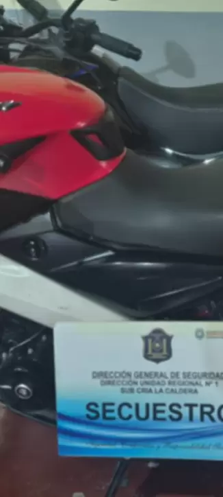 moto recuperada