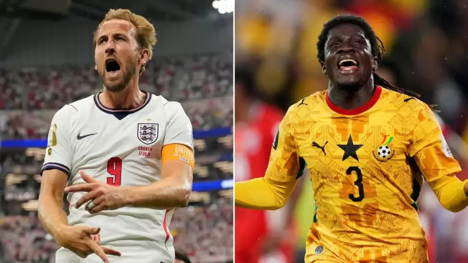 Inglaterra enfrenta a Ghana en busca de seguir consolidándose como candidata