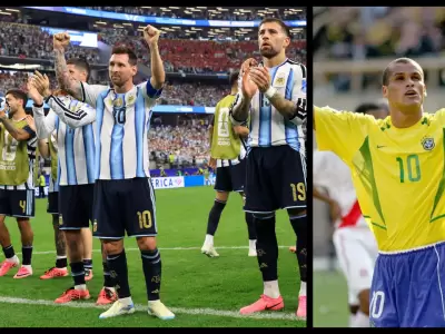 Rivaldo, campe�n del Mundo con Brasil y de Champions con el Barcelona alag� a Lionel Messi