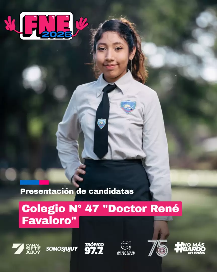 candidatas Colegio Secundario N° 47 "Dr. René Favaloro" de Libertador