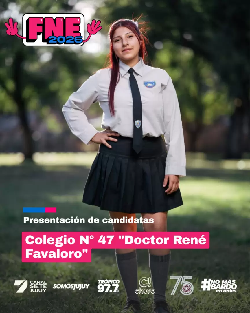 candidatas Colegio Secundario N° 47 "Dr. René Favaloro" de Libertador