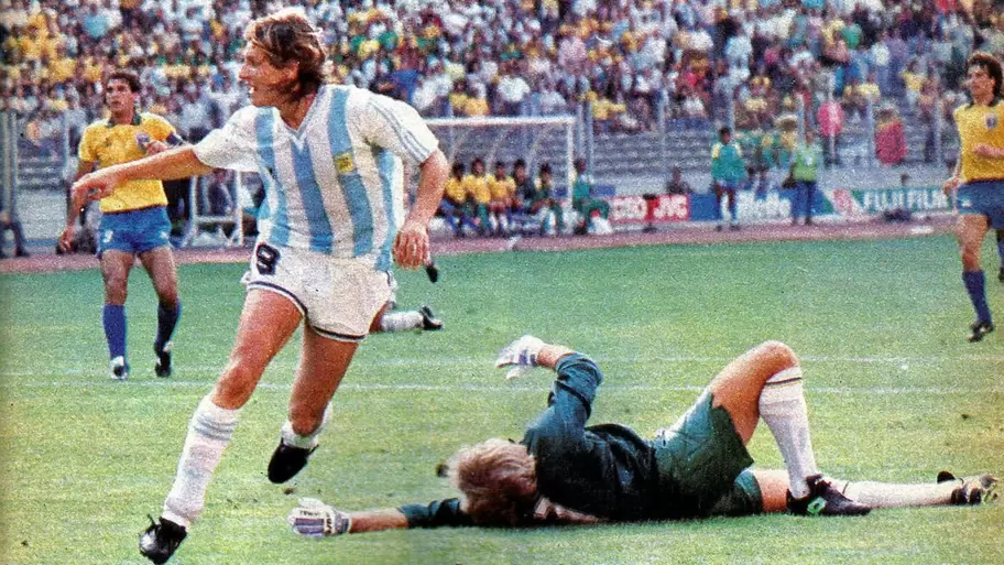 gol de caniggia a brasil en italia 90