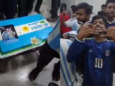 cumplea�os de messi en bangladesh