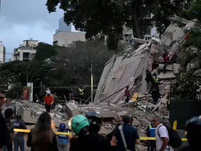 Da�os materiales registrados en Caracas por el sismo