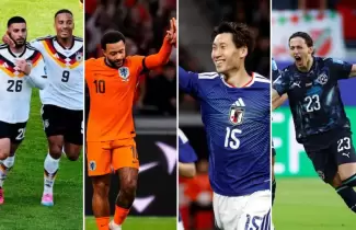 Partidos de los grupos D, E y F