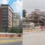Las impactantes im�genes del antes y despu�s de los terremotos en Venezuela: barrios devastados y edificios reducidos a escombros