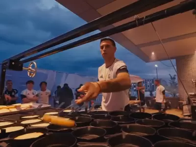 Ritual sagrado: la Scaloneta celebr� su tercer asado en el Mundial antes de jugar contra Jordania