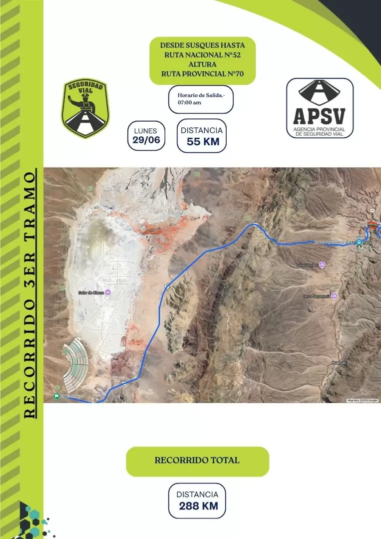Cortes de ruta el lunes 29 de junio