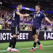 Lautaro y Gio Lo Celso los encargados desnivelar el tanteador en la primera parte