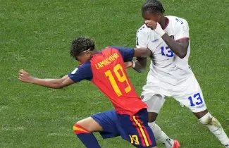 El futbolista caboverdeano fue el encargado de marcar a Lamine Yamal en el empate 0 a 0 frente a Espa�a