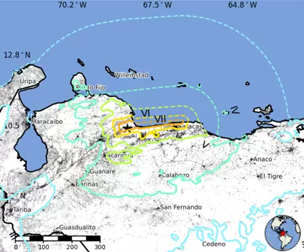 Estimacion de afectaci�n a personas (Escala de Intensidad Mercalli Modificada)
Fuente: https://earthquake.usgs.gov/earthquakes/eventpage/us6000t7zp/p