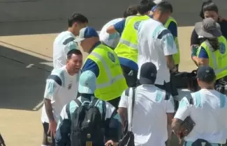 messi aeropuerto