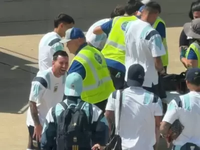 messi aeropuerto