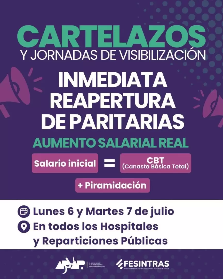 Cartelazos y jornadas de visibilización