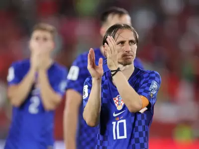 Luka Modric, critic� la intervenci�n del Var en el partido de Croacia frente a Portugal