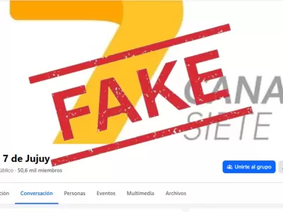 grupo falso que lleva el nombre de Canal 7 de Jujuy
