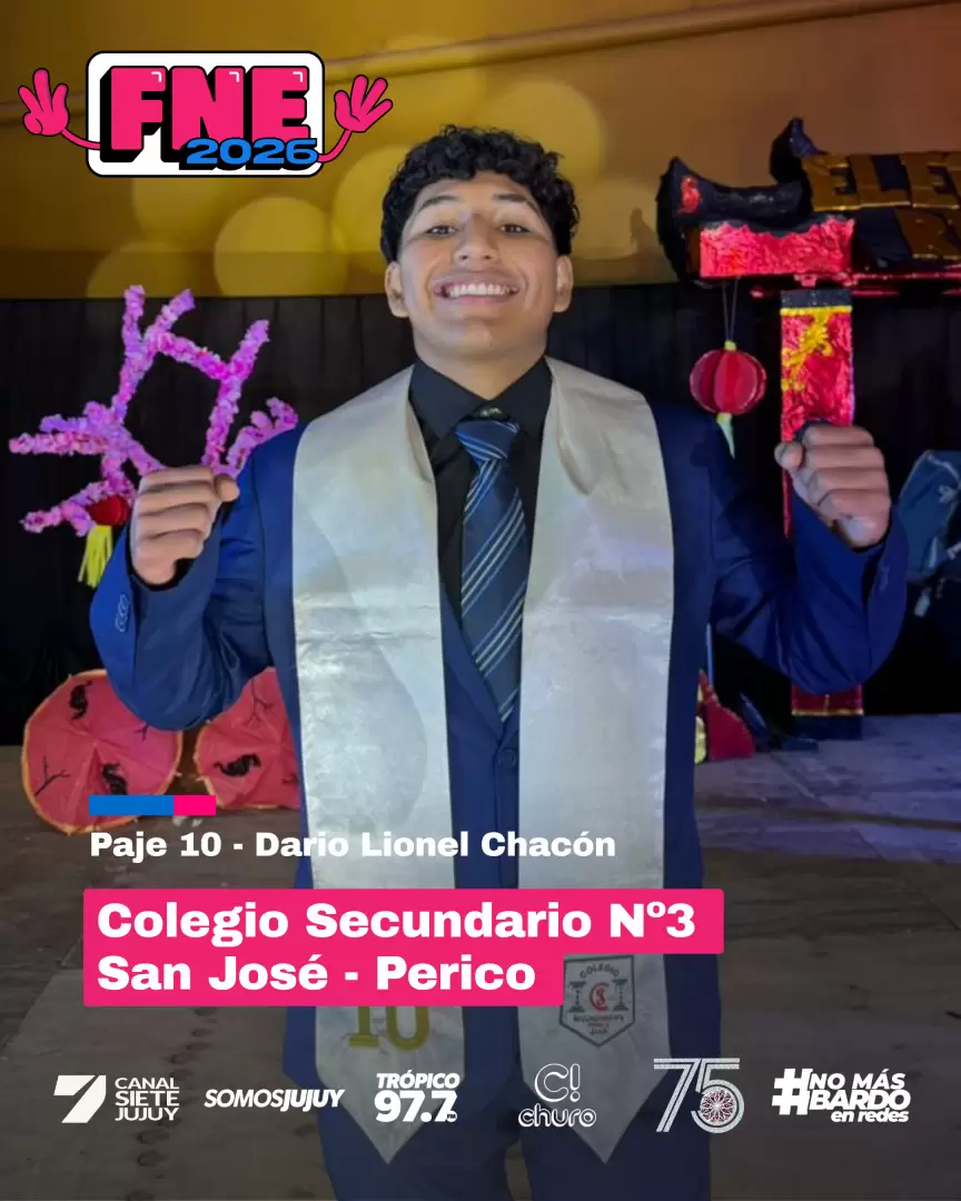 fne 2026 COLEGIO SECUNDARIO Nº3 SAN JOSÉ - PERICO