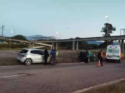 choque en la zona sur de la ciudad