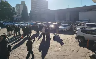 evacuaci�n tribunales y Legislatura