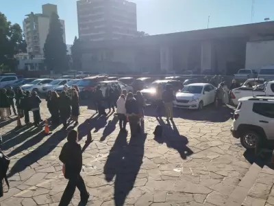 evacuaci�n tribunales y Legislatura
